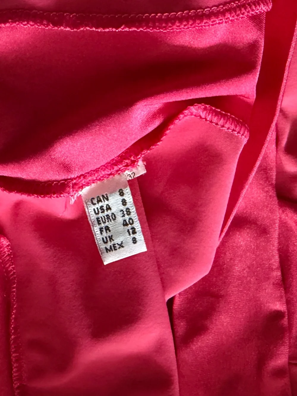 SHAN Les‎ Essentials Hot Pink Swim Skirt Size 8 Made in Canada